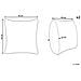 Set Di 2 Cuscini Desalix Iuta 45 X 45 Cm Beige A Strisce - Foto miniatura 5