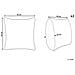 Set Di 2 Cuscini Desalix Iuta 45 X 45 Cm Beige A Strisce - Foto miniatura 14