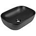 Lavabo Da Appoggio Ceramica Nero Rettangolare Arredo Bagno 45,5x32,5x13,5 Cm - Foto miniatura 1