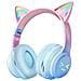 Cuffie Bluetooth Orecchie Di Gatto Luminose - Foto miniatura 1