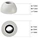 Cuscinetti Di Ricambio In Memory Foam Per Samsung Galaxy Buds Pro Grey - Foto miniatura 3