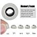 Cuscinetti Di Ricambio In Memory Foam Per Samsung Galaxy Buds Pro Grey - Foto miniatura 4