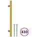 Maniglie per Mobili 10pz Oro 160mm in Acciaio Inox - Foto miniatura 2