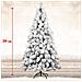 Albero Di Natale Innevato Des Alpes 210cm 468 Rami Super Folto Effetto Neve - Foto miniatura 3