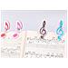 Set Di 2 Clip Per Spartiti, Fermapagina Per Libri Di Musica Per Pianoforte, Tastiera Black - Foto miniatura 4
