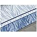 Completo Lenzuola Letto 100% Cotone Made Italy Disegno Flames Cn Piazza E Mezza Blu - Foto miniatura 2