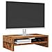 Supporto Per Monitor Legno Antico 42x24x13 Cm Legno Multistrato - Foto miniatura 3