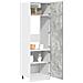 Mobile per Frigo “Lyon” Grigio Cemento 60x57x207 cm - Foto miniatura 5