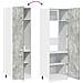 Mobile per Frigo “Lyon” Grigio Cemento 60x57x207 cm - Foto miniatura 9
