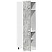 Mobile per Frigo “Lyon” Grigio Cemento 60x57x207 cm - Foto miniatura 10