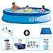 Piscina Fuori Terra - In Giro - 366x76 Cm - Blu - Include Accessori Coordinati A1049 - Foto miniatura 1