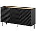 3D2SZ ONDA cassettiera 150x45x85 nero - Foto miniatura 1