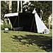 Tenda Familiare Tipi 6 Persone Bianca Tessuto Impermeabile - Foto miniatura 2