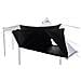 Tenda Familiare Tipi 6 Persone Bianca Tessuto Impermeabile - Foto miniatura 3
