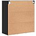 Scarpiera Rovere nero 77.5 x 30 x 83.5 cm Legno multistrato - Foto miniatura 7