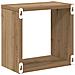 Mensole da Parete 2 pcs rovere artigianale 26 x 15 x 26 cm - Foto miniatura 8