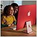 iMac M M3 59,7 cm (23.5") 4480 x 2520 Pixel PC All-in-one 8 GB 512 GB SSD macOS Sonoma Wi-Fi 6E (802.11ax) Rosa - Foto miniatura 2