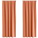 Tende con tende 2 pcs Terracotta Poliestere - Foto miniatura 1