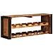 Portabottiglie 100 x 45 x 33 cm Legno massello riciclato - Foto miniatura 6