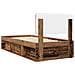 Struttura del letto Legno vecchio 75 x 190 cm Pino massello - Foto miniatura 9