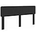 Letto con Contenitore Nero 200 x 200 cm Legno multistrato - Foto miniatura 7