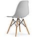 Sedia Valora OSAKA con gambe in legno grigio, design ergonomico x3 - Foto miniatura 7