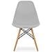 Sedia Valora OSAKA con gambe in legno grigio, design ergonomico x3 - Foto miniatura 3