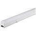 Plafoniera LED Chip Samsung Lineare 7W 60cm Raccordabile con Interruttore 4000K, colore Bianco - Foto miniatura 1