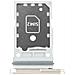 Vano Scheda Dual Nano Sim Per Galaxy S23 E S23 Plus Pezzo Originale, Beige - Foto miniatura 3