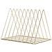 Libreria In Ferro Stile Nordico - Porta Libri Minimalista In Metallo Per Ufficio E Casa Gold - Foto miniatura 1