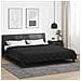 Duvet Estivo Nero 240 x 200 cm Microfibra - Foto miniatura 2