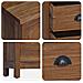 Cassettiera Naturale 45 x 35 x 110 cm Legno di teak solido - Foto miniatura 9