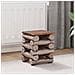 Pouf Naturale 30 x 30 x 38 cm Legno di teak solido - Foto miniatura 2
