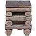 Pouf Naturale 30 x 30 x 38 cm Legno di teak solido - Foto miniatura 5