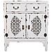 Mobile Ingresso In Legno Con 2 Cassetti E 2 Ante Bianco 66x36x78h Cm - Foto miniatura 2