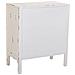 Mobile Ingresso In Legno Con 2 Cassetti E 2 Ante Bianco 66x36x78h Cm - Foto miniatura 4