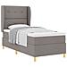 Letto a molle con materasso Talpa 190 x 90 cm Tessuto - Foto miniatura 1