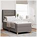 Letto a molle con materasso Talpa 190 x 90 cm Tessuto - Foto miniatura 2