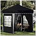 Tenda per feste a pop-up 195 x 195 x 245 cm Antracite - Foto miniatura 2