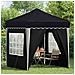 Tenda per feste a pop-up 195 x 195 x 245 cm Antracite - Foto miniatura 3