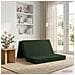 Divano Letto Pieghevole 160 x 67 x 45 cm Verde Scuro - Foto miniatura 2