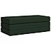 Divano Letto Pieghevole 160 x 67 x 45 cm Verde Scuro - Foto miniatura 3