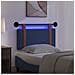 Testiera sospesa Con luce LED Blu PU Antico - Foto miniatura 5