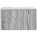 Mobiletto da notte a muro 2 pcs Sonoma grigio 49 x 34,5 x 20 cm - Foto miniatura 5