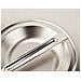 66902D - Coperchio integrato per ciotola GN1/2 con manico in acciaio inox 18/10 - Foto miniatura 2
