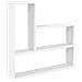 Scaffale da parete Bianco 60 x 11 x 60 cm Legno ingegnerizzato - Foto miniatura 1