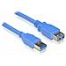 Cavo per trasferimento dati 82540 - USB - 3 m - 1 x Tipo A Maschio USB - 1 x Tipo A Femmina USB - Foto miniatura 1
