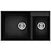Lavello Quadra 440 Sottotop Colore 40 Full Black  - Foto miniatura 1