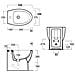 Simas Spazio Lft23 Bidet Filo Parete, Bianco - Foto miniatura 3