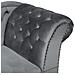 Chaise Longue Destra In Velluto Grigio Nimes - Foto miniatura 15